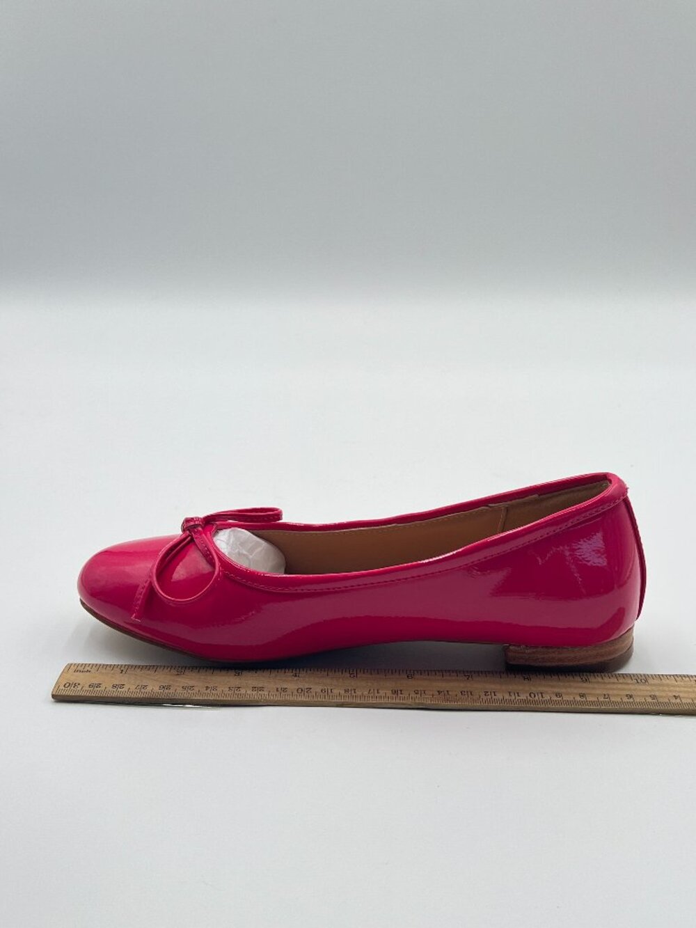 YDN Pink Bowknot Round Toe Comfortable Ballet Slip on Walking Office Outfit Shoe